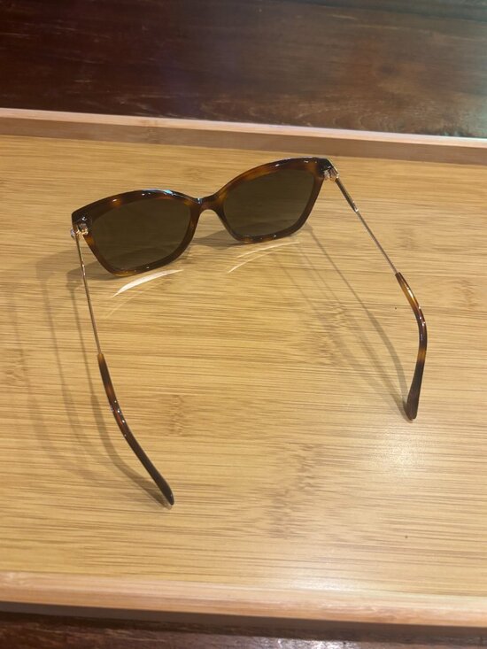 Brand NEW Jimmy Choo Maci Women\'s Havana Cat Eye Sunglasses